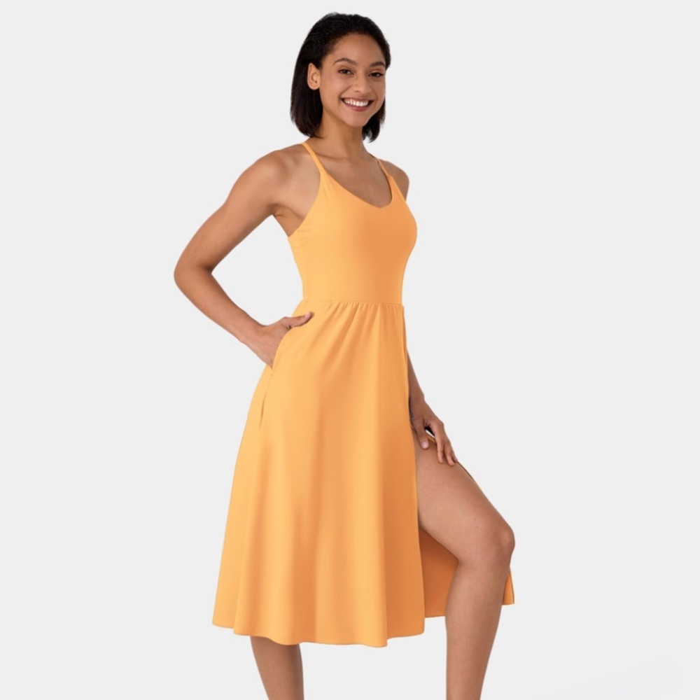 Halara Midi Chill Dress - La Land - Worn once!